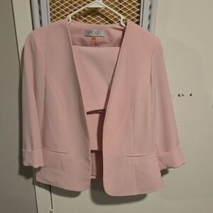 Kasper Women's Soft Pink Blazer And Matching Skirt.